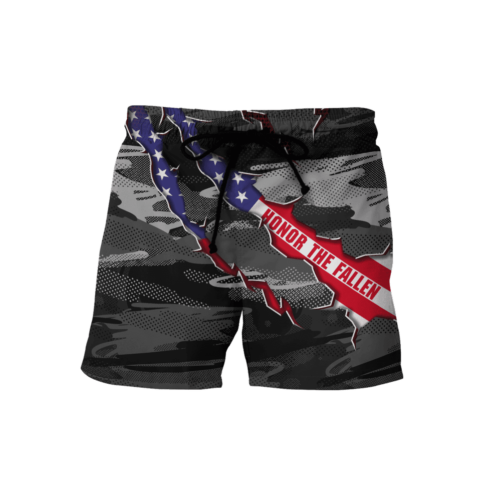 US Veteran Honor The Fallen Memorial Day - Polo With Pocket , Gifts for veterans