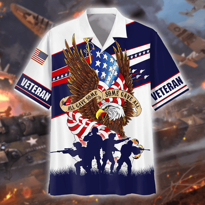 Memorial Day - All Gave Some Some Gave ALL - Hawaiian Shirt , Gifts for veterans, easychoo.com
