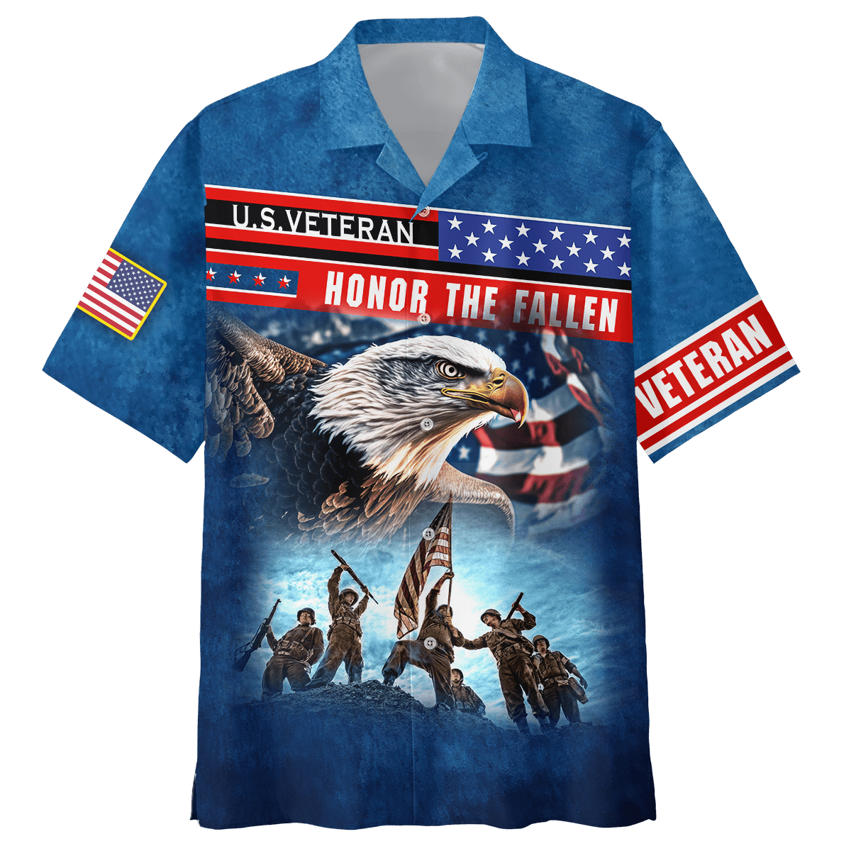 Memorial Day - Honor The Fallen - Polo With Pocket , Gifts for veterans