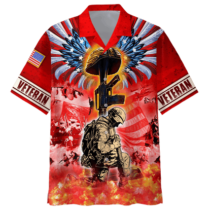 US Veteran - Freedom Is Not Free - Polo With Pocket , Gifts for veterans