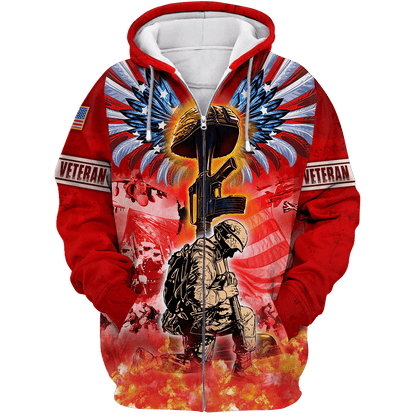 US Veteran - Freedom Is Not Free - Polo With Pocket , Gifts for veterans
