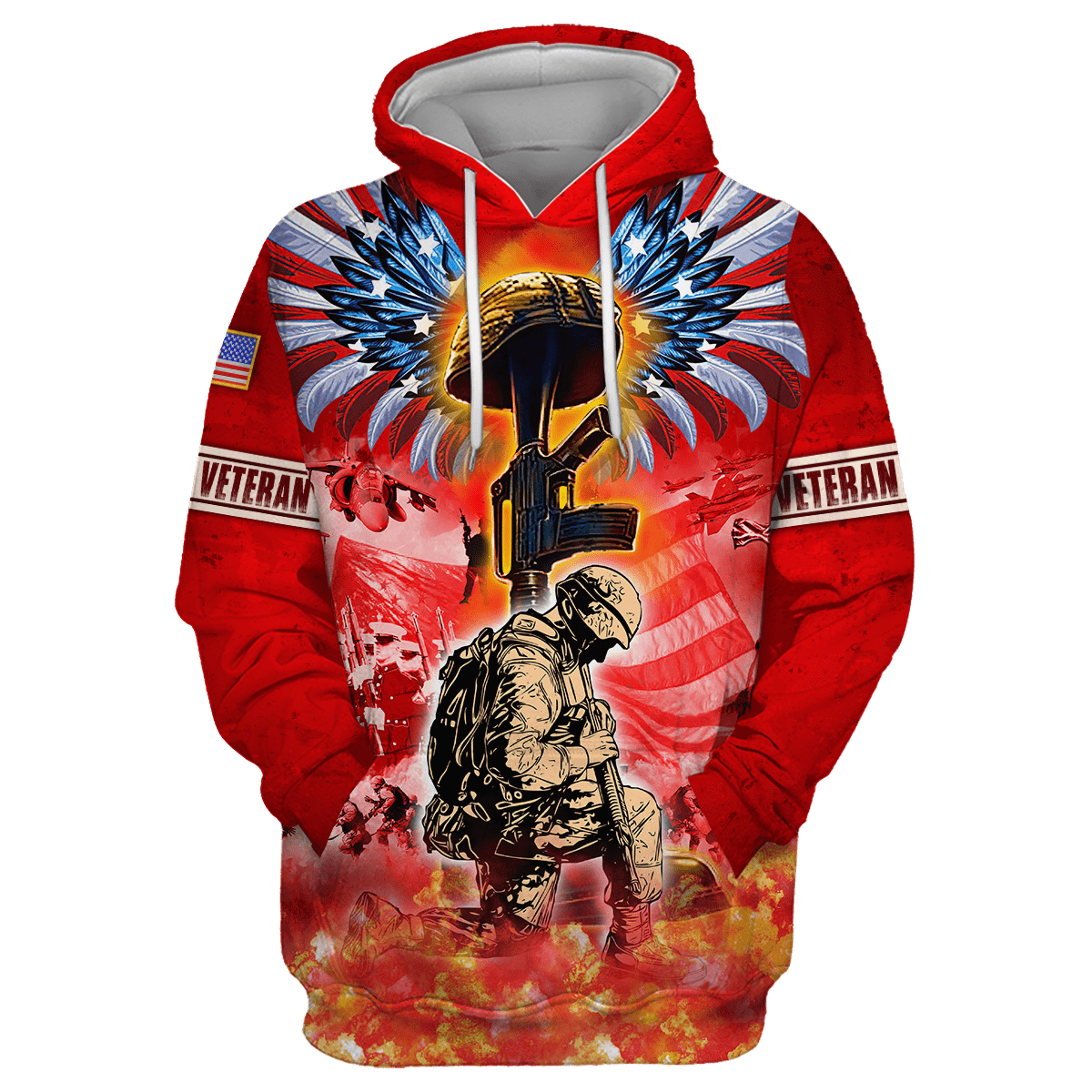 US Veteran - Freedom Is Not Free - Polo With Pocket , Gifts for veterans