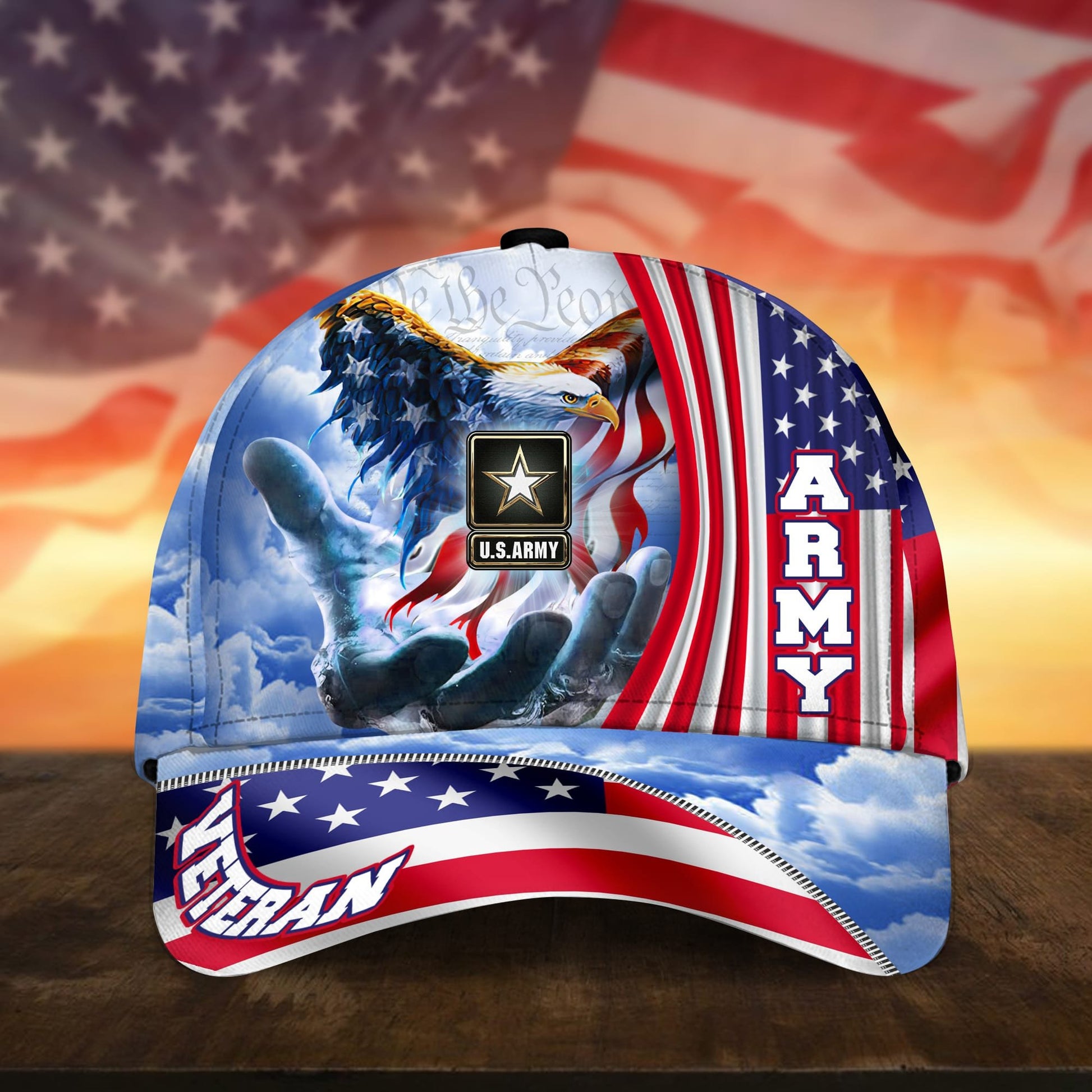 Premium American Pride US Veterans Cap dabc240502