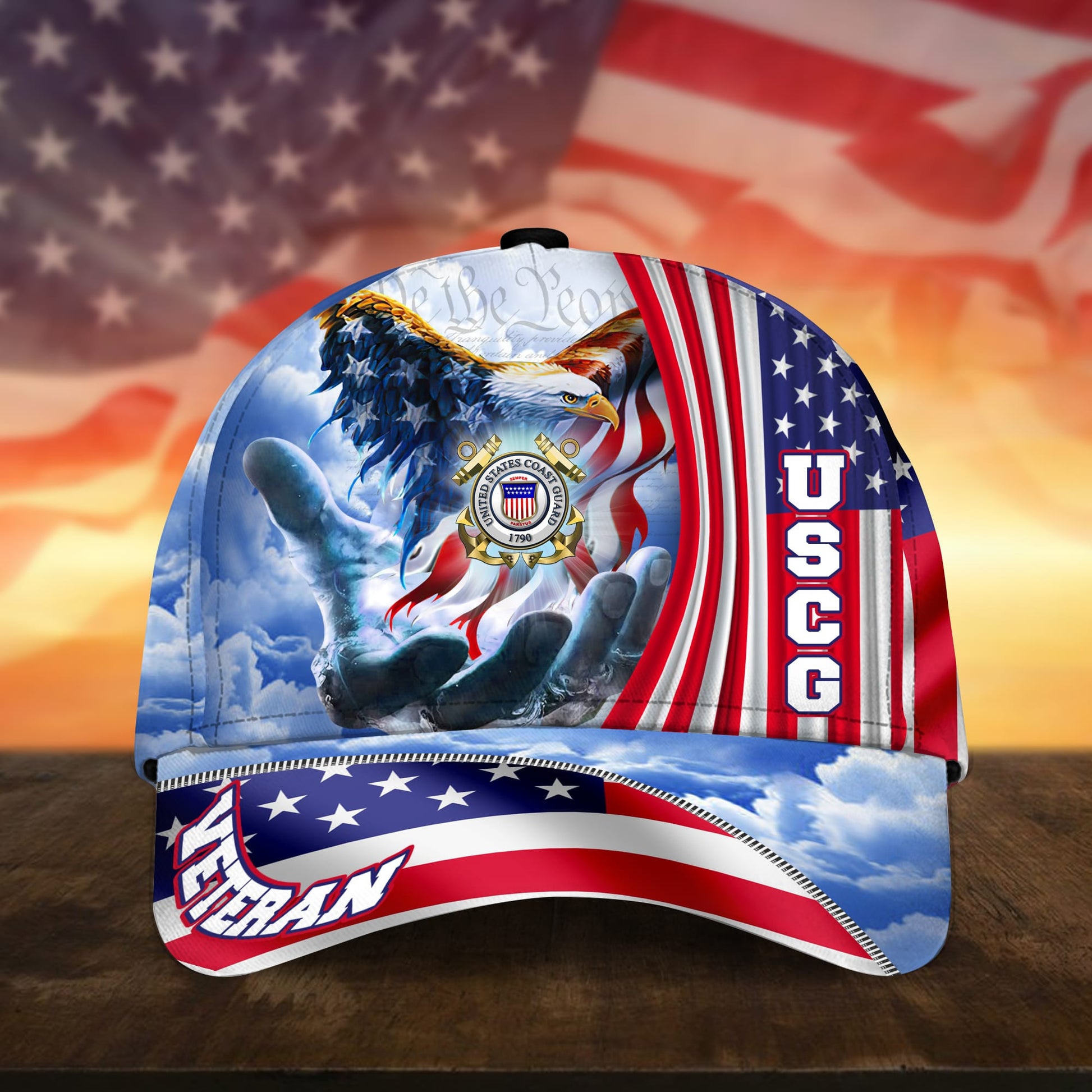 Premium American Pride US Veterans Cap dabc240502