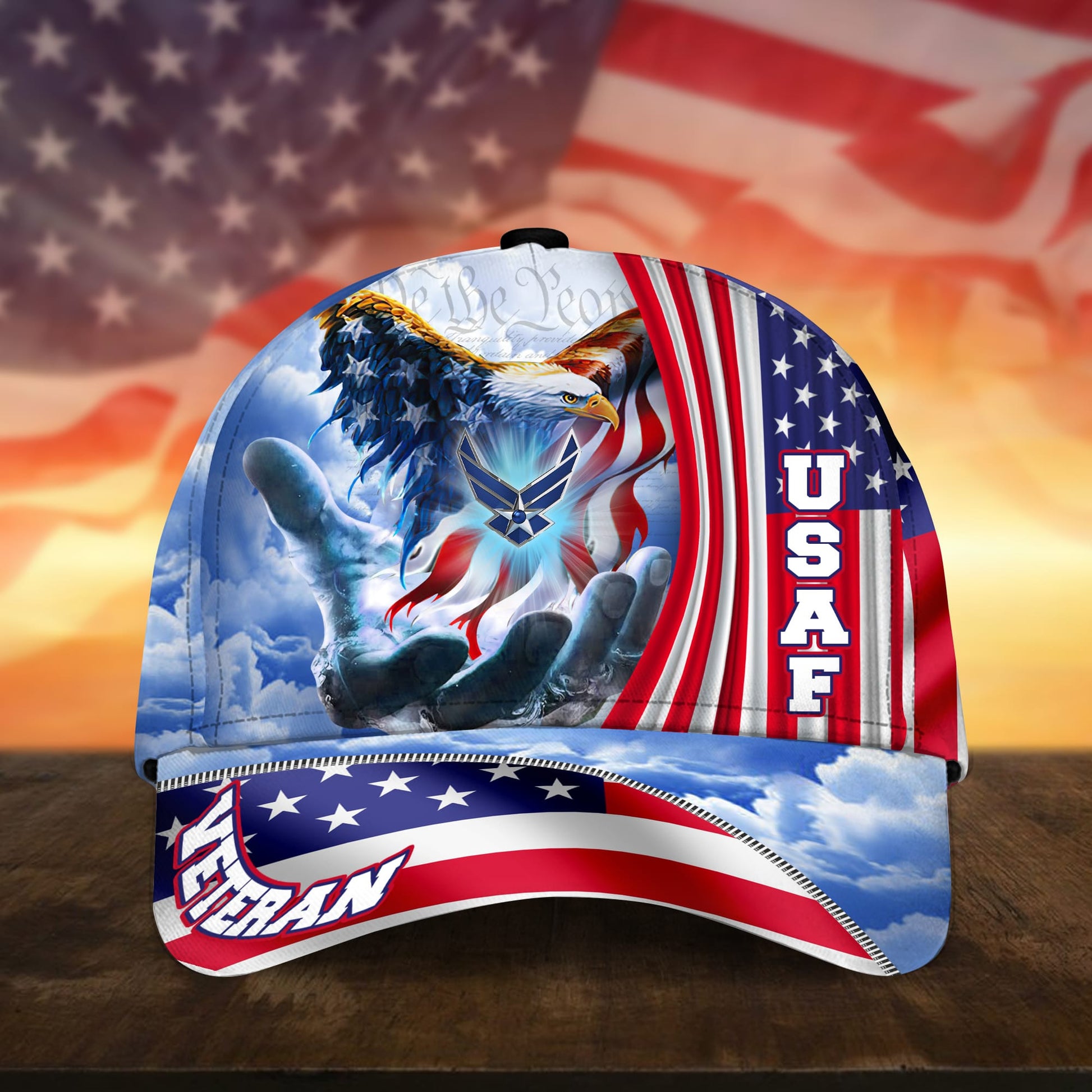 Premium American Pride US Veterans Cap dabc240502