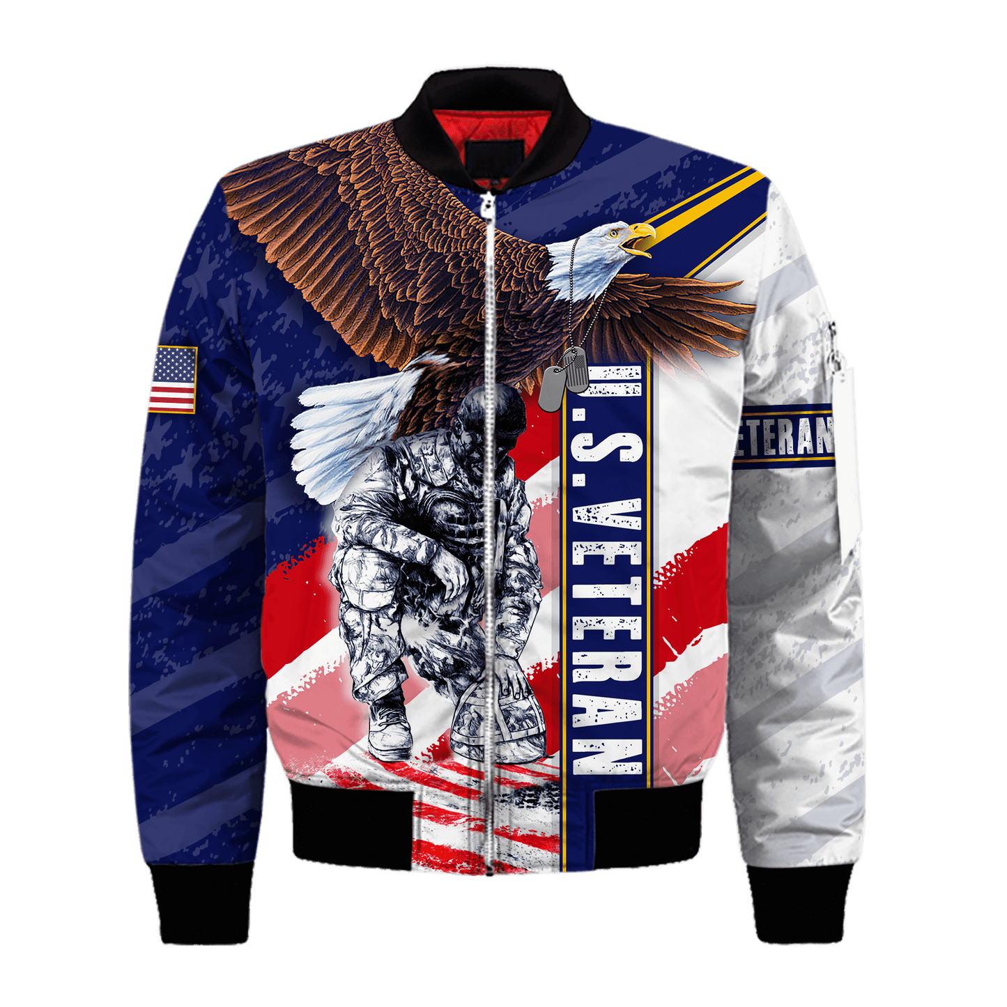 US Veteran - Veteran Day Is For Them Zip Hoodie 3D , Gifts for veterans