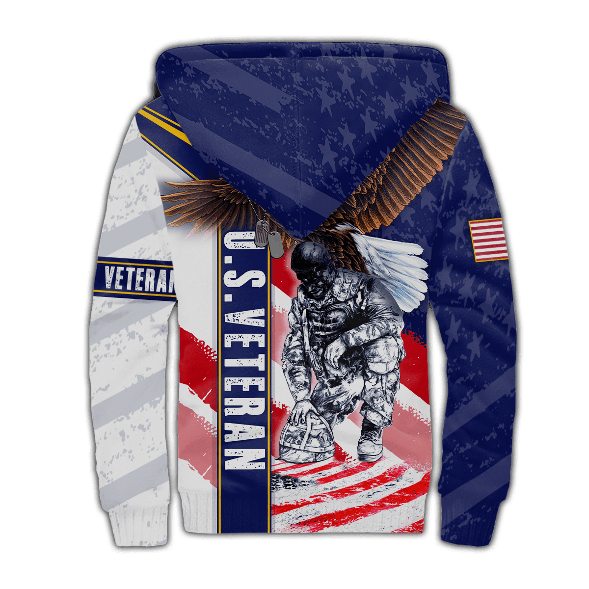 US Veteran - Veteran Day Is For Them Zip Hoodie 3D , Gifts for veterans