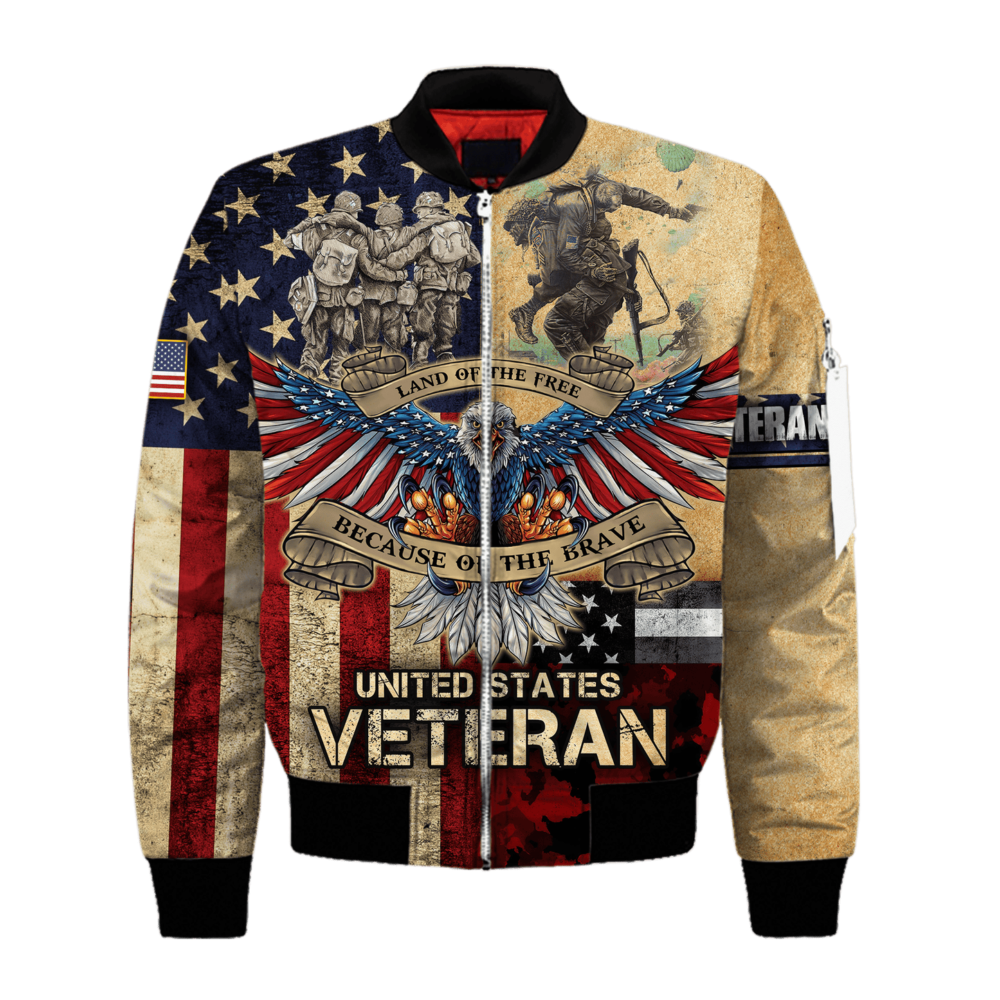 Veteran - Veteran Day Is For Them Zip Hoodie 3D , Gifts for veterans