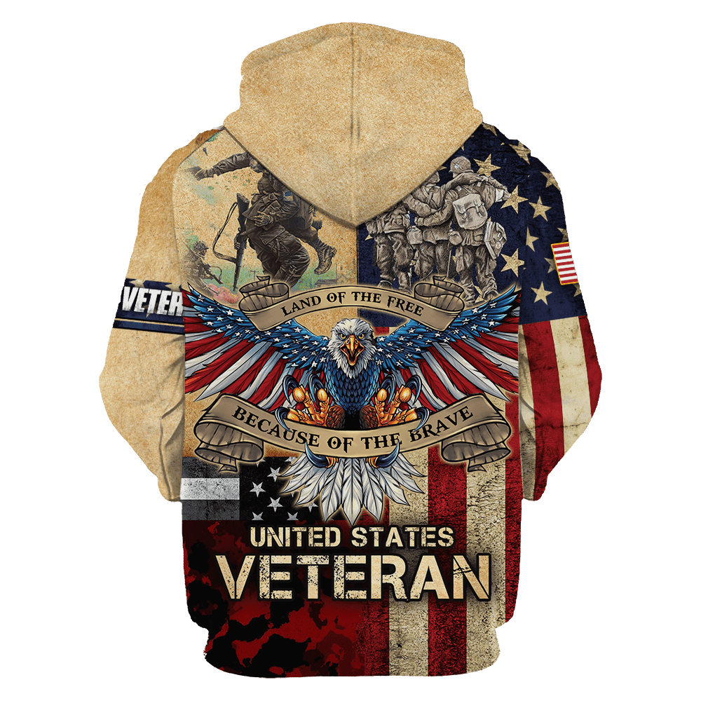 Veteran - Veteran Day Is For Them Zip Hoodie 3D , Gifts for veterans