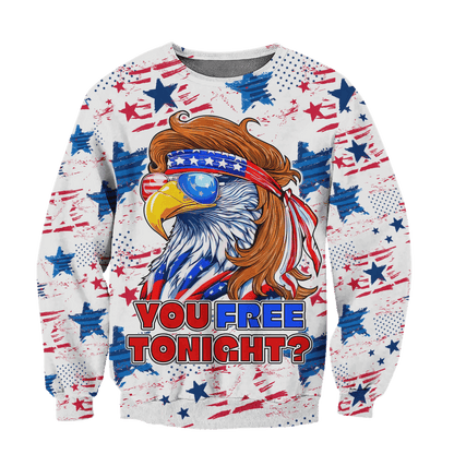 Eagle - Independence Day - Unisex Hawaiian Shirt , Gifts for veterans
