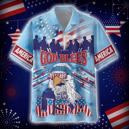 God Blees The USA - 3D All Over Printed Unisex Shirts , Gifts for veterans, easychoo.com