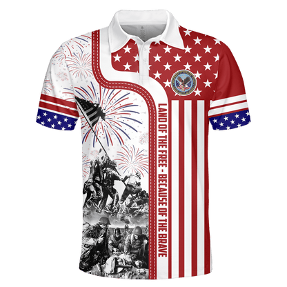 Apparel 4TH Of July - Land of the Free Because of the Brave , Gifts for veterans