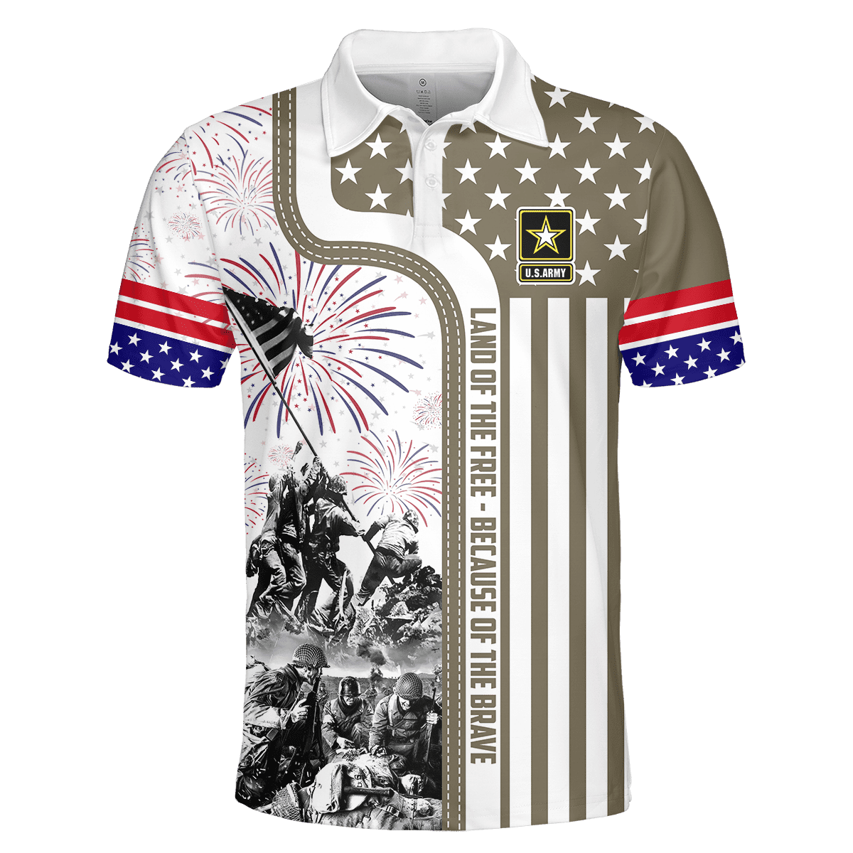 Apparel 4TH Of July - Land of the Free Because of the Brave , Gifts for veterans