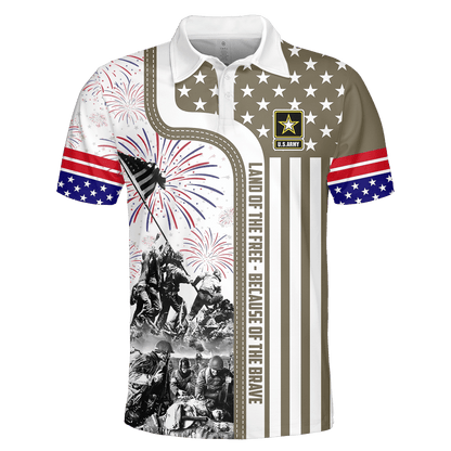 Apparel 4TH Of July - Land of the Free Because of the Brave , Gifts for veterans