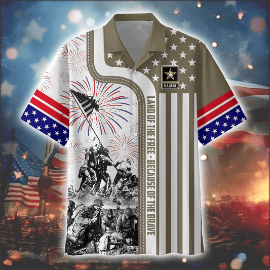 Apparel 4TH Of July - Land of the Free Because of the Brave , Gifts for veterans