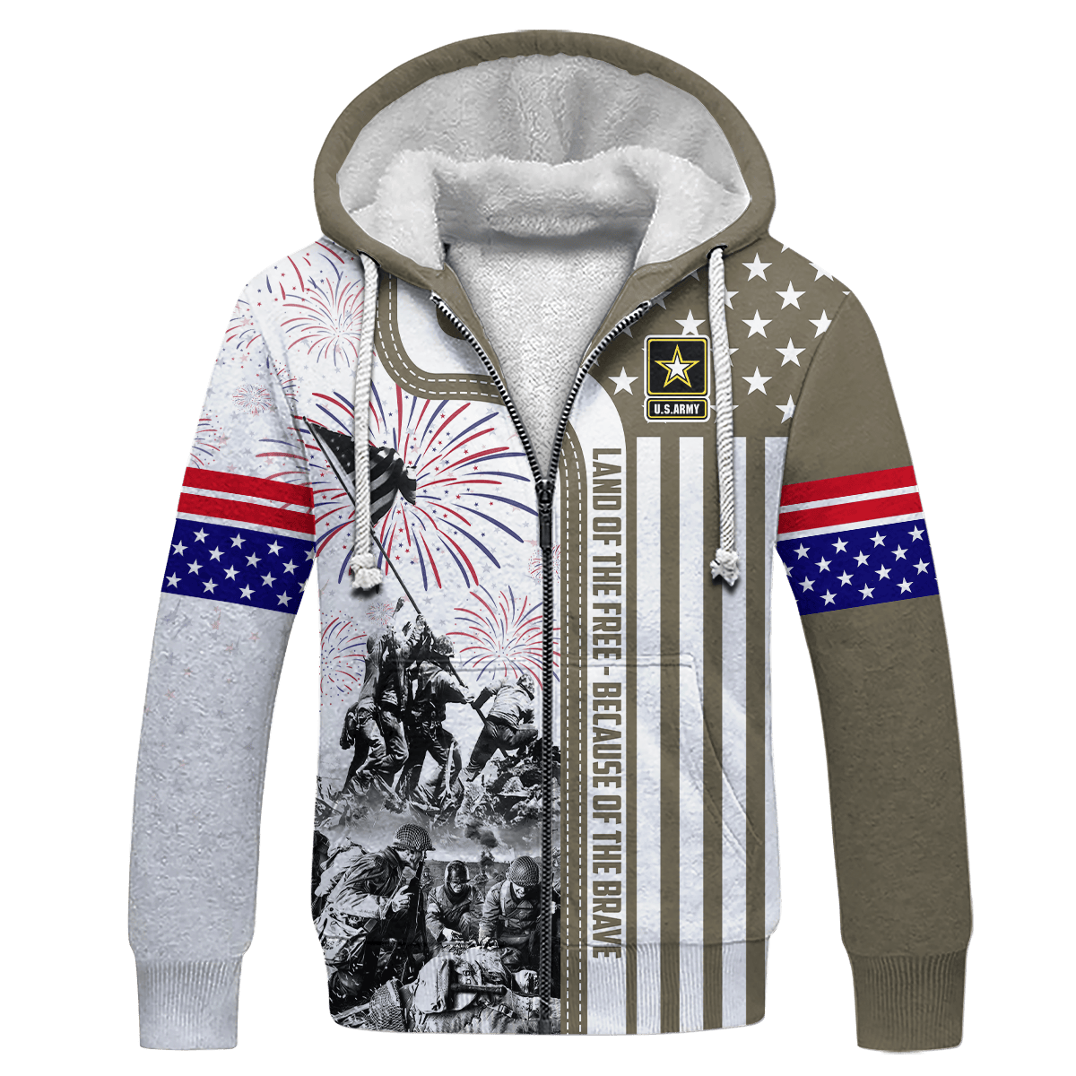 Apparel 4TH Of July - Land of the Free Because of the Brave , Gifts for veterans