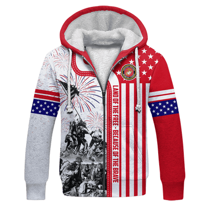 Apparel 4TH Of July - Land of the Free Because of the Brave , Gifts for veterans, easychoo.com