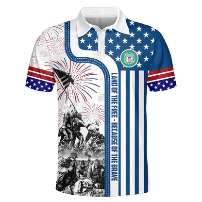 Apparel 4TH Of July - Land of the Free Because of the Brave , Gifts for veterans