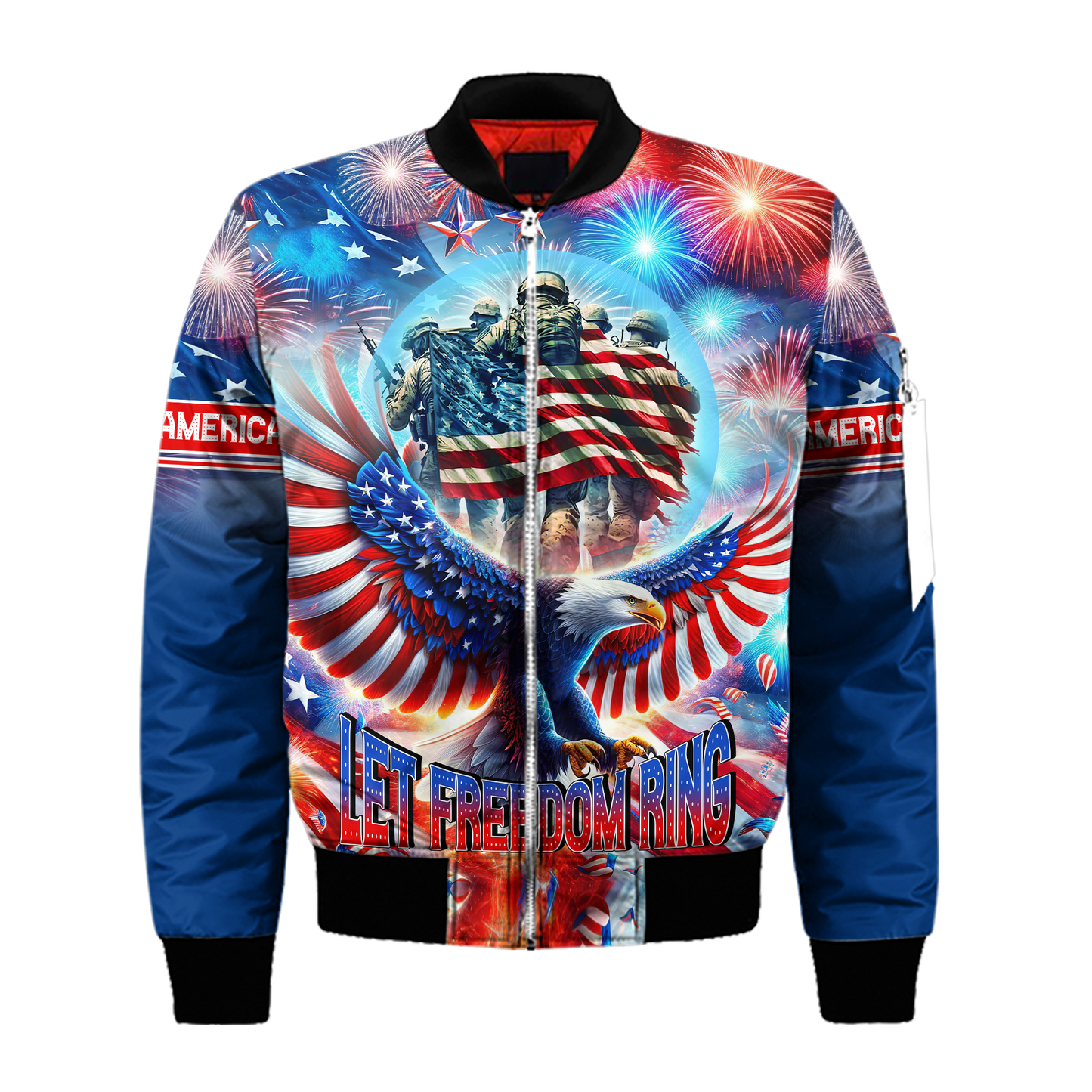Apparel, Independence Day, Let Freedom Ring - US Veterans Shirts , Gifts for veterans