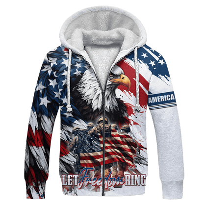 Apparel, Independence Day, Let Freedom Ring - US Veterans Shirts , Gifts for veterans