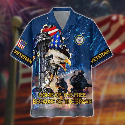 INDEPENDENCE DAY - FREEDOM ALL OVER PRINTS HAWAIIAN SHIRT 2025 , Gifts for veterans