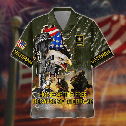 INDEPENDENCE DAY - FREEDOM ALL OVER PRINTS HAWAIIAN SHIRT 2025 , Gifts for veterans