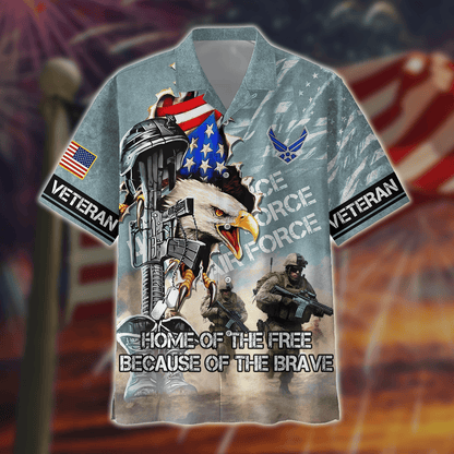 INDEPENDENCE DAY - FREEDOM ALL OVER PRINTS HAWAIIAN SHIRT 2025 , Gifts for veterans