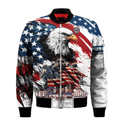 Apparel, Independence Day, Let Freedom Ring - US Veterans Shirts , Gifts for veterans