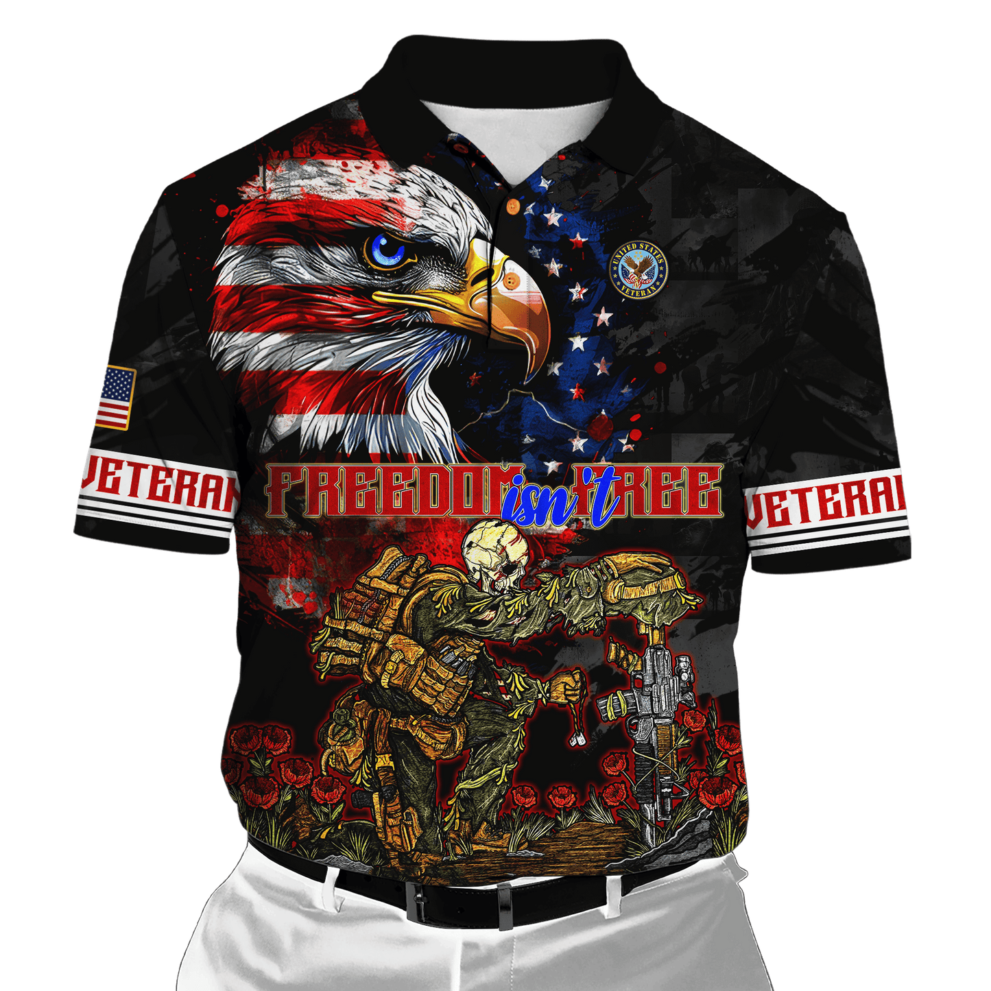 Independence Day, Freedom Ins't Free - US Veterans Shirts , Gifts for veterans
