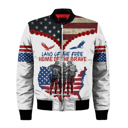 Independence Day, Land Of The Free - US Veterans Shirts , Gifts for veterans