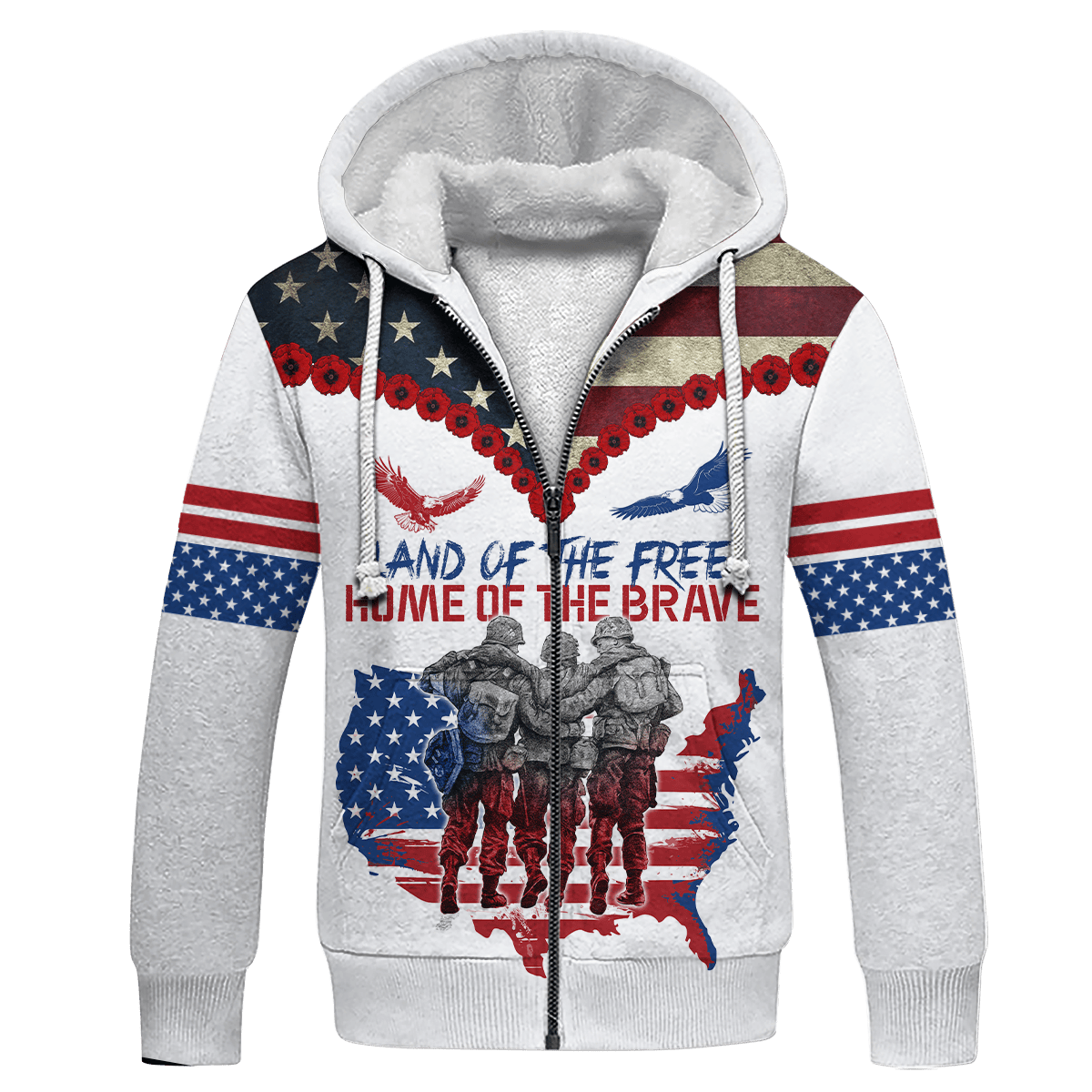 Independence Day, Land Of The Free - US Veterans Shirts , Gifts for veterans
