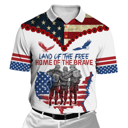 Independence Day, Land Of The Free - US Veterans Shirts , Gifts for veterans