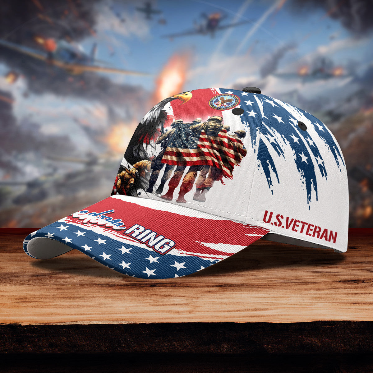 Apparel, Independence Day, Let Freedom Ring - US Veterans Cap , Gifts for veterans
