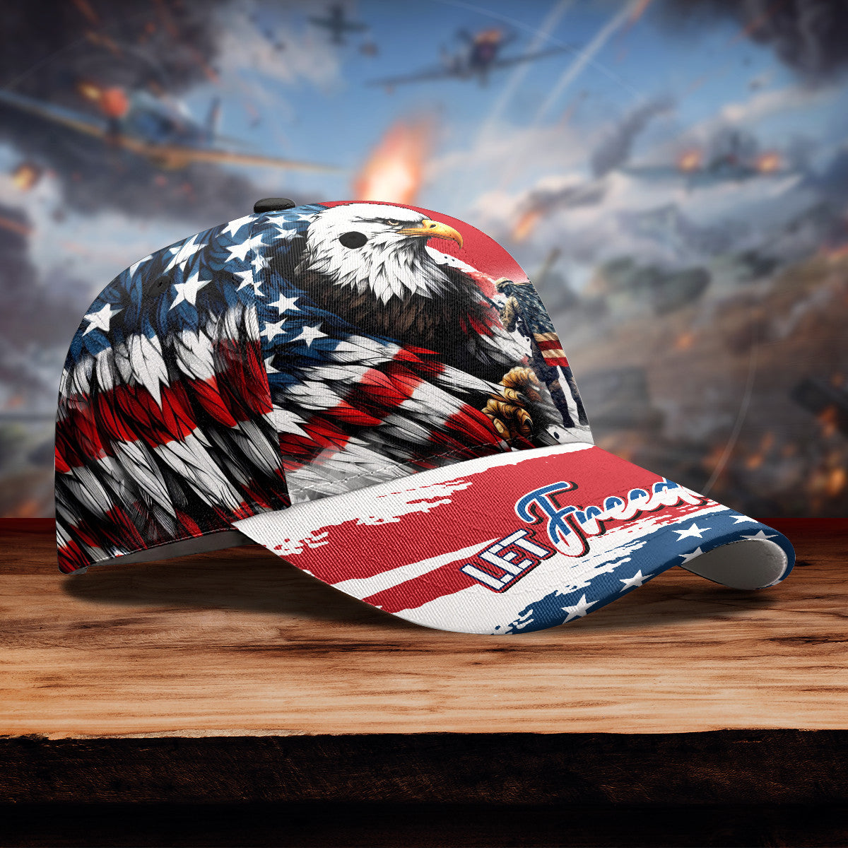 Apparel, Independence Day, Let Freedom Ring - US Veterans Cap , Gifts for veterans