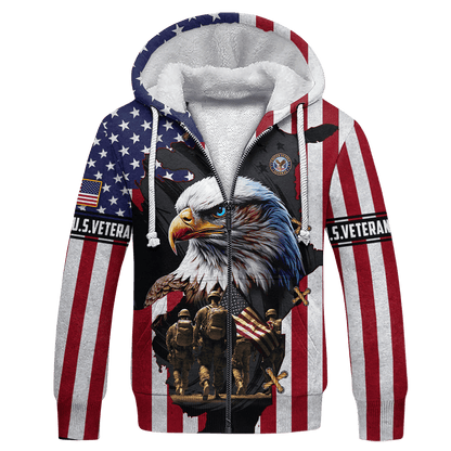 Eagle Blue Eyes With Solider U.S - U.S Veterans Shirts 2024 , Gifts for veterans