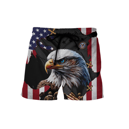 Eagle Blue Eyes With Solider U.S - U.S Veterans Shirts 2024 , Gifts for veterans
