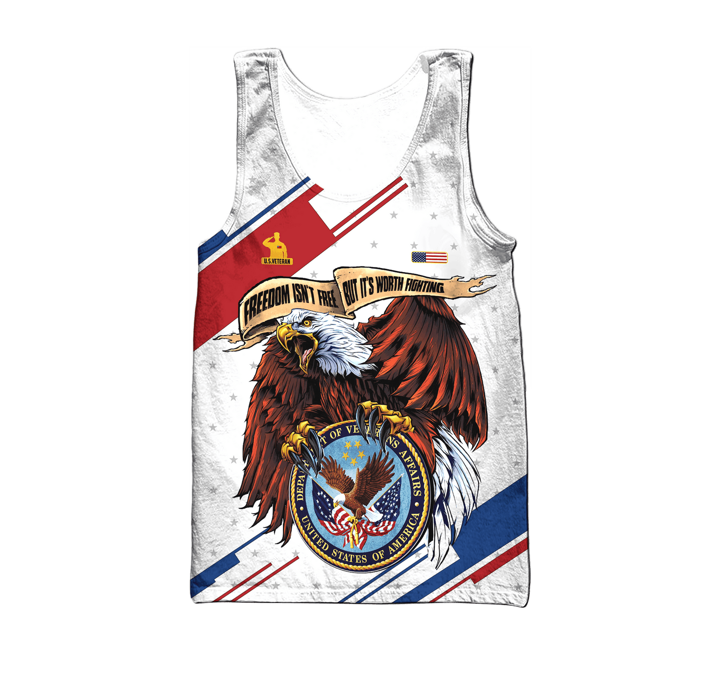 Eagle Flying Logo - U.S Veterans Shirts 2024 , Gifts for veterans