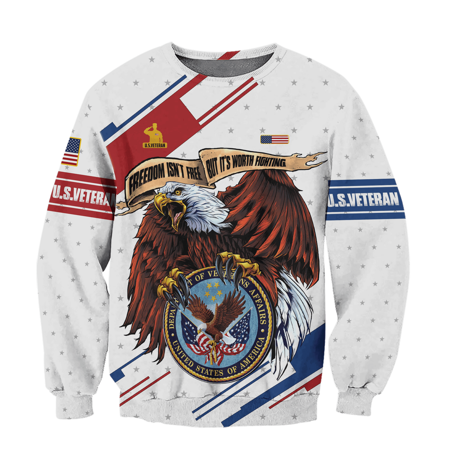 Eagle Flying Logo - U.S Veterans Shirts 2024 , Gifts for veterans