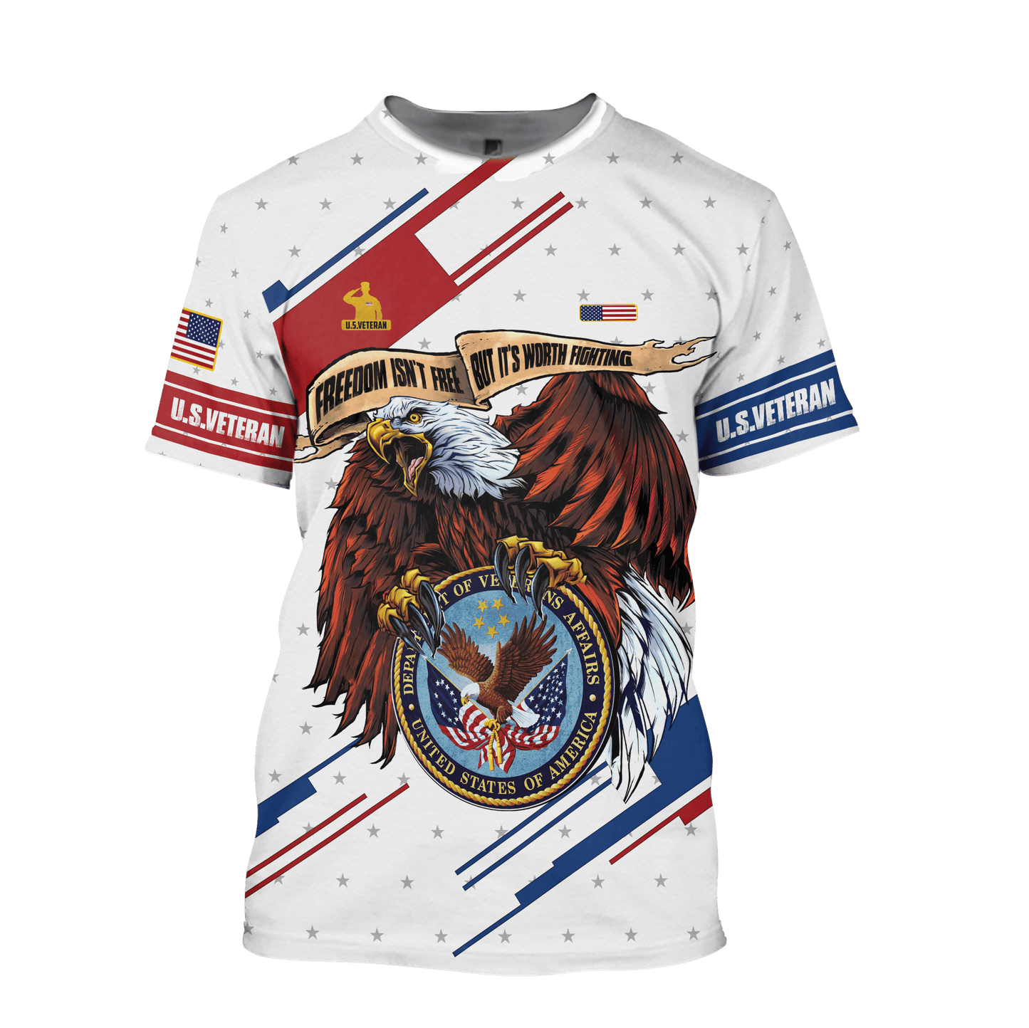 Eagle Flying Logo - U.S Veterans Shirts 2024 , Gifts for veterans
