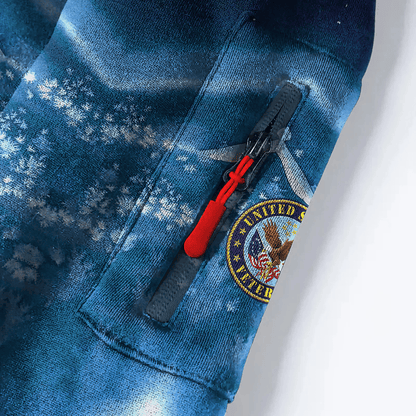 Independence Day, Home Of The Free - Hoodie Half Zipper , Gifts for veterans