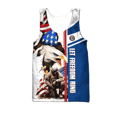 INDEPENDENCE DAY, LET FREEDOM RING , U.S VETERAN SHIRT , Gifts for veterans