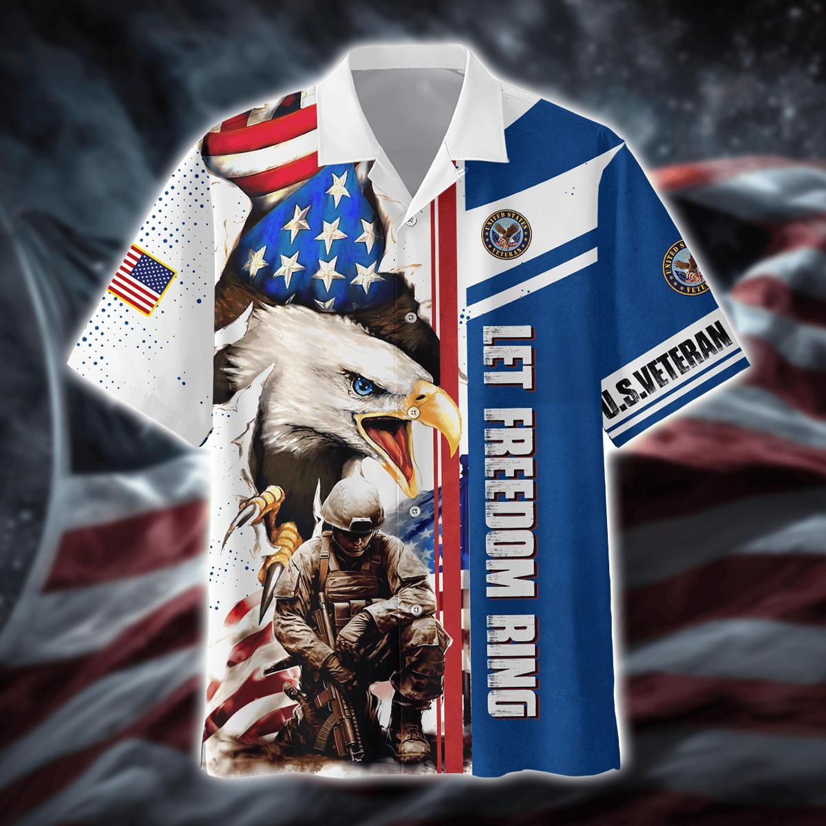 INDEPENDENCE DAY, LET FREEDOM RING , U.S VETERAN SHIRT , Gifts for veterans