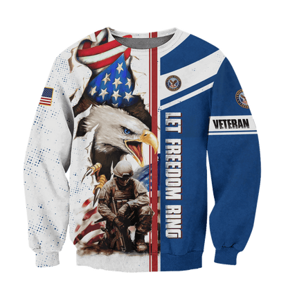 INDEPENDENCE DAY, LET FREEDOM RING , U.S VETERAN SHIRT , Gifts for veterans