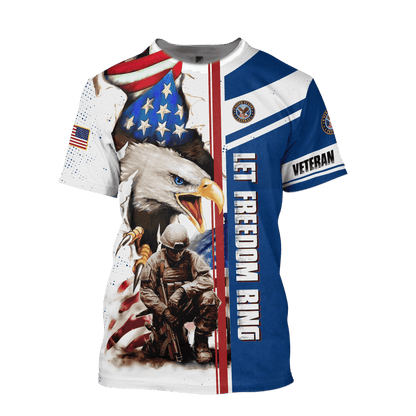 INDEPENDENCE DAY, LET FREEDOM RING , U.S VETERAN SHIRT , Gifts for veterans