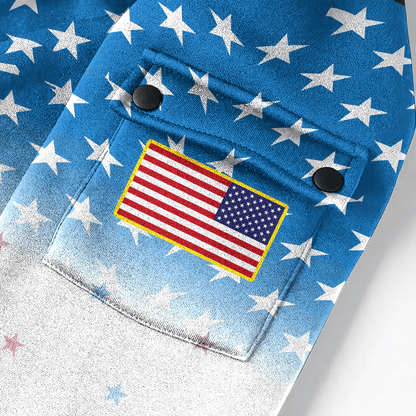 Let Freedom Ring - U.S Veteran Hoodie Half Zipper , Gifts for veterans