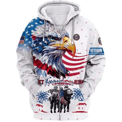 Let Freedom Ring - U.S Veteran Shirt , Gifts for veterans