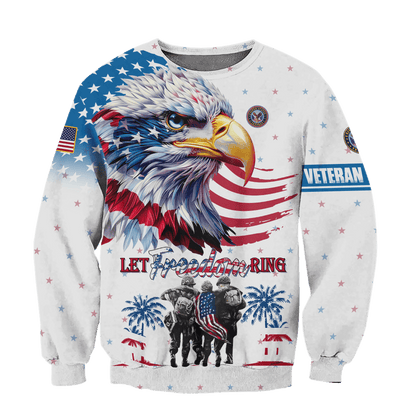 Let Freedom Ring - U.S Veteran Shirt , Gifts for veterans