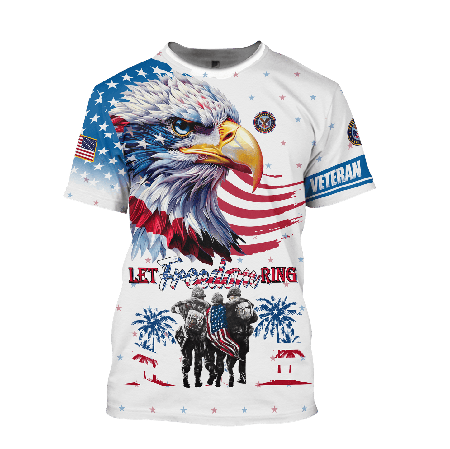 Let Freedom Ring - U.S Veteran Shirt , Gifts for veterans
