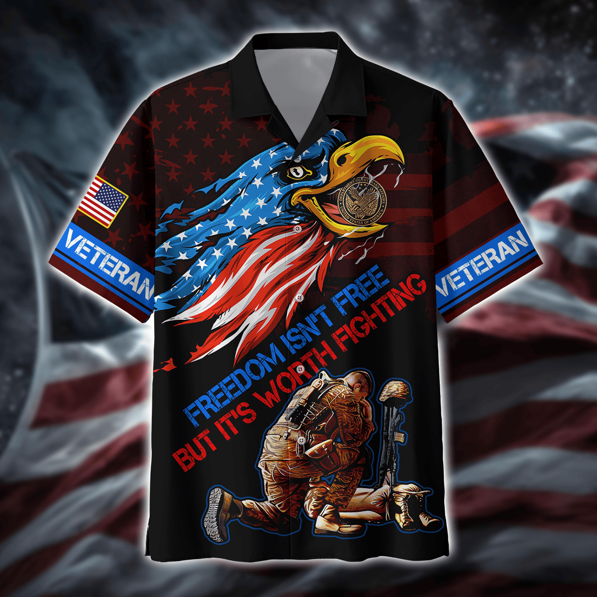 Freedom Isn't Free, But It's Worth Fighting - U.S Veteran Shirt , Gifts for veterans