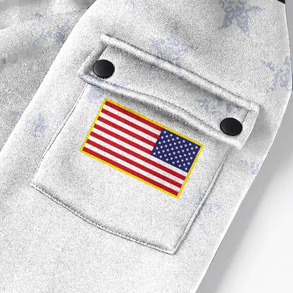 Apparel - Freedom Isn't Free - U.S Veteran Hoodie Half Zipper , Gifts for veterans